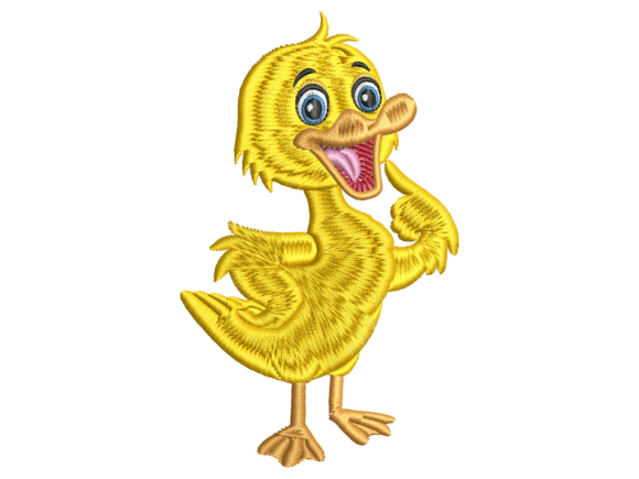 Cute Chick Embroidery Design