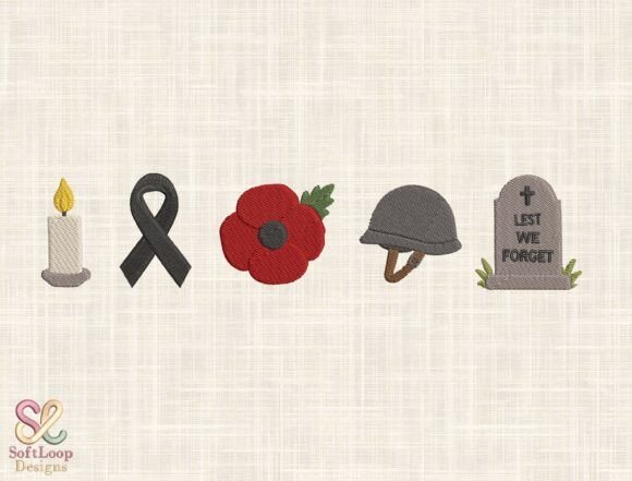 Remembrance Embroidery Design