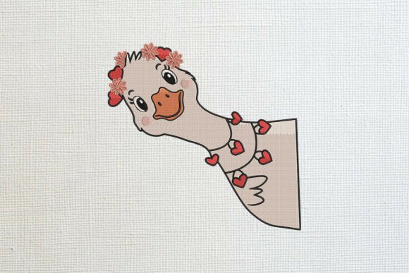 Sweetest Goose Embroidery